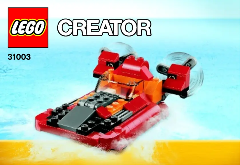 Página 1 del manual Manual de usuario Lego Creator 31003