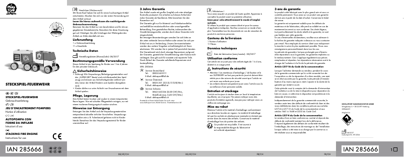 Imagen de la primera página del manual del dispositivo IAN 285666