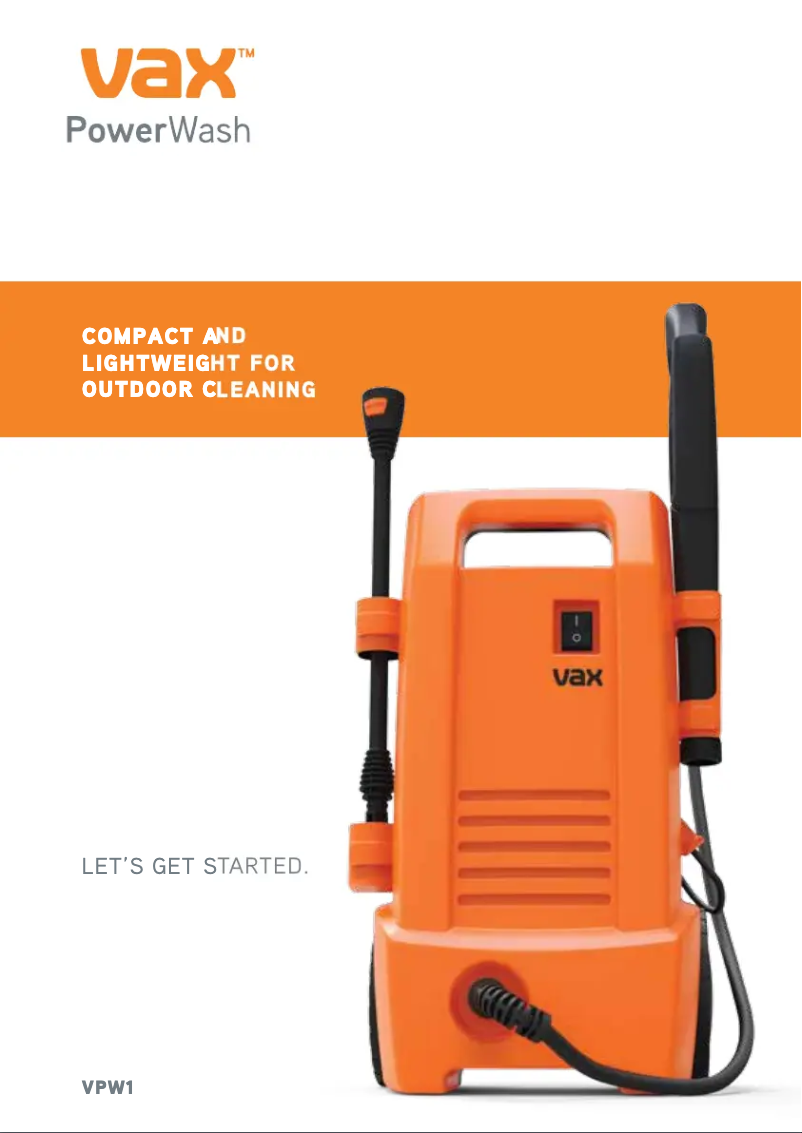 Imagen de la primera página del manual del dispositivo PowerWash 1700w P86-P1-C