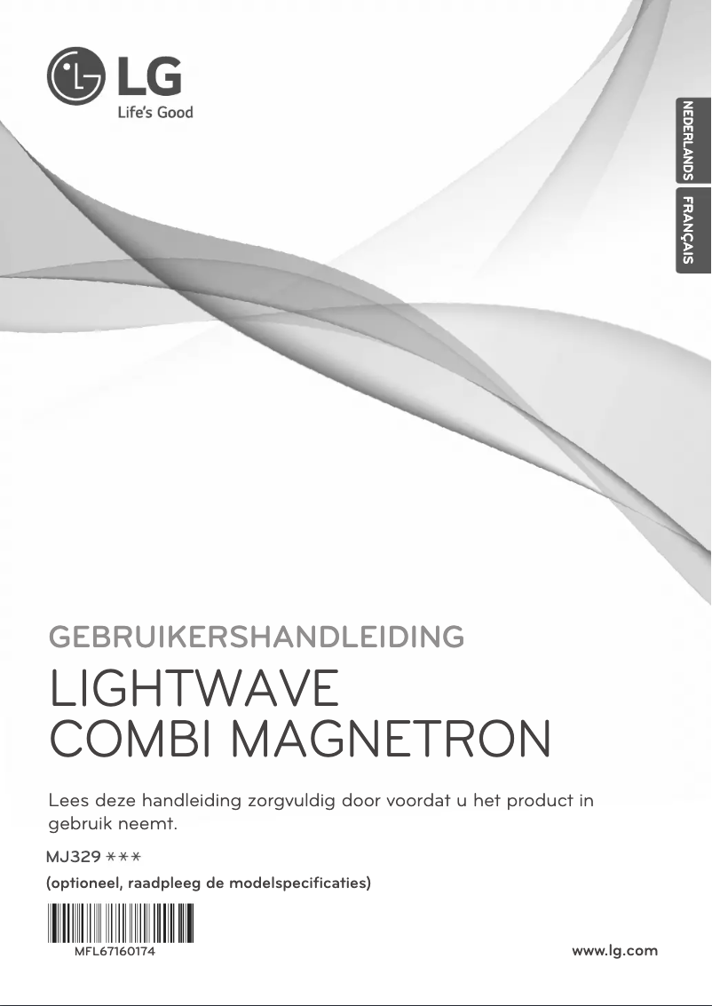 Page 1 de la notice Manuel utilisateur LG MJ3294BAB