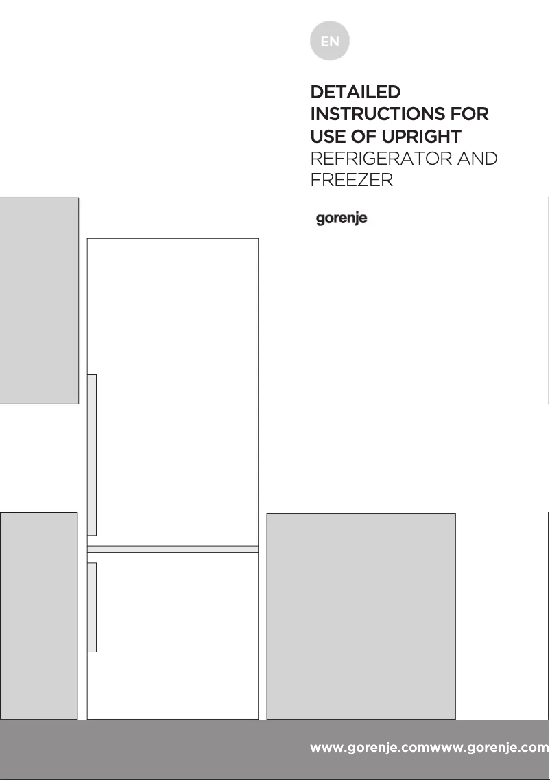 Page n°1 - Manuel utilisateur Gorenje NRK6192MXUK