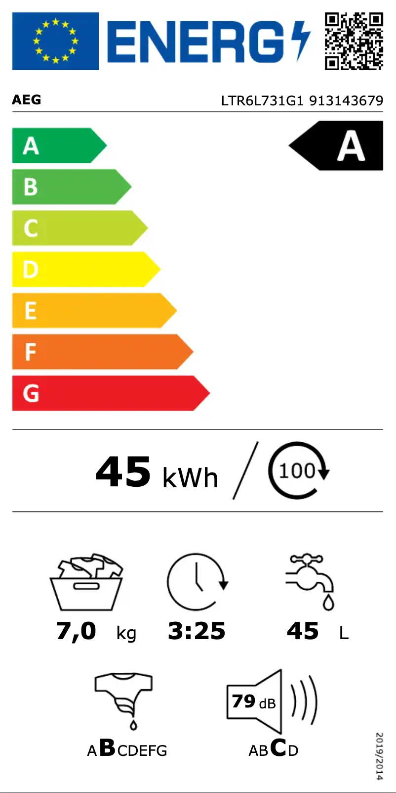 Image de la première page du manuel de l'appareil LTR6L731G1