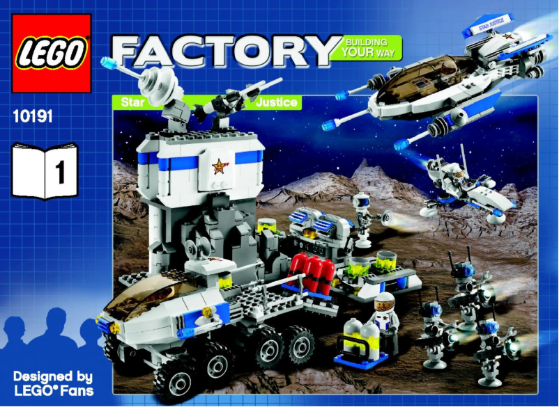 Page 1 de la notice Manuel utilisateur Lego Star Justice