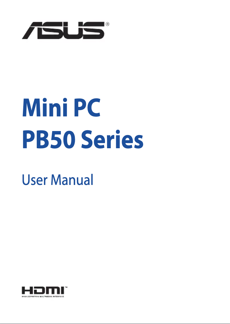 Image de la première page du manuel de l'appareil Mini PC PB50