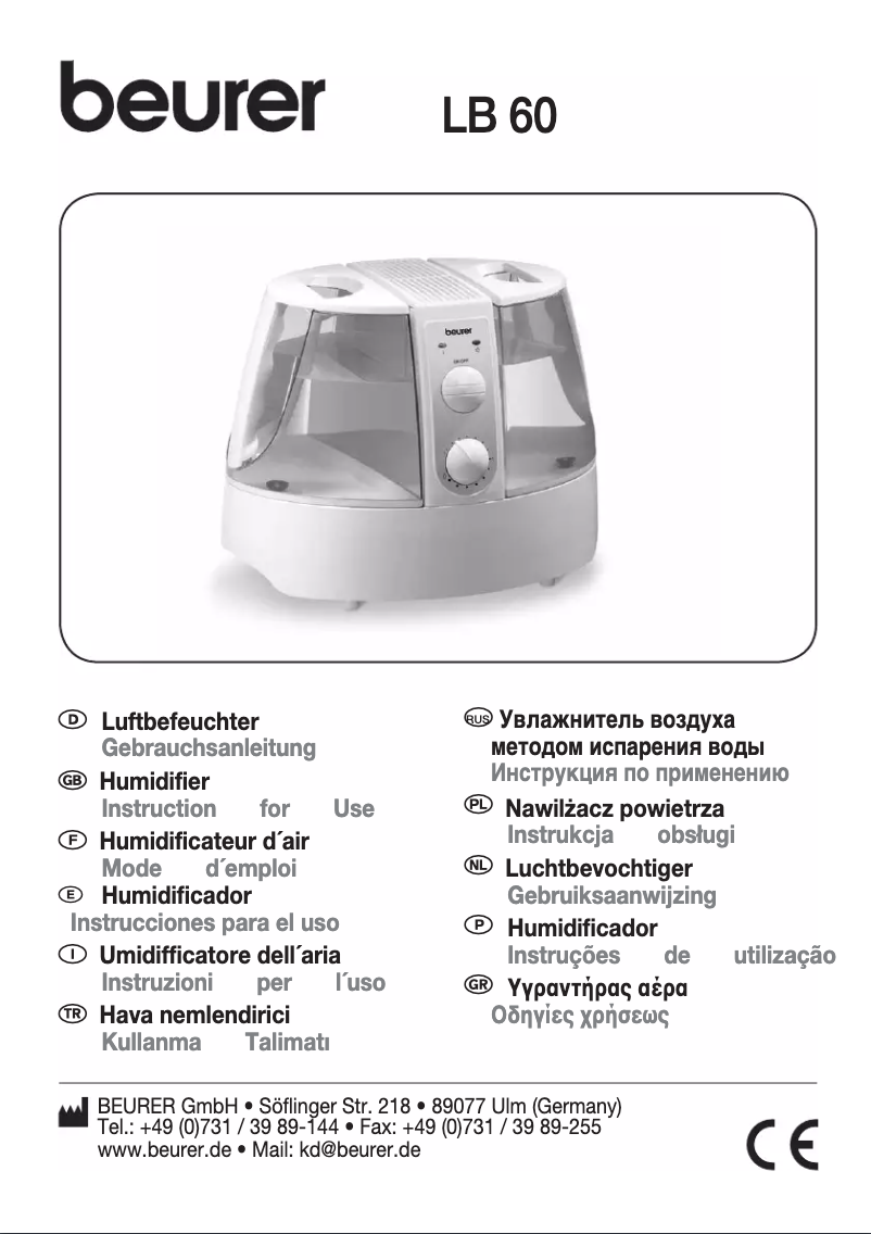 Image de la première page du manuel de l'appareil LB 60