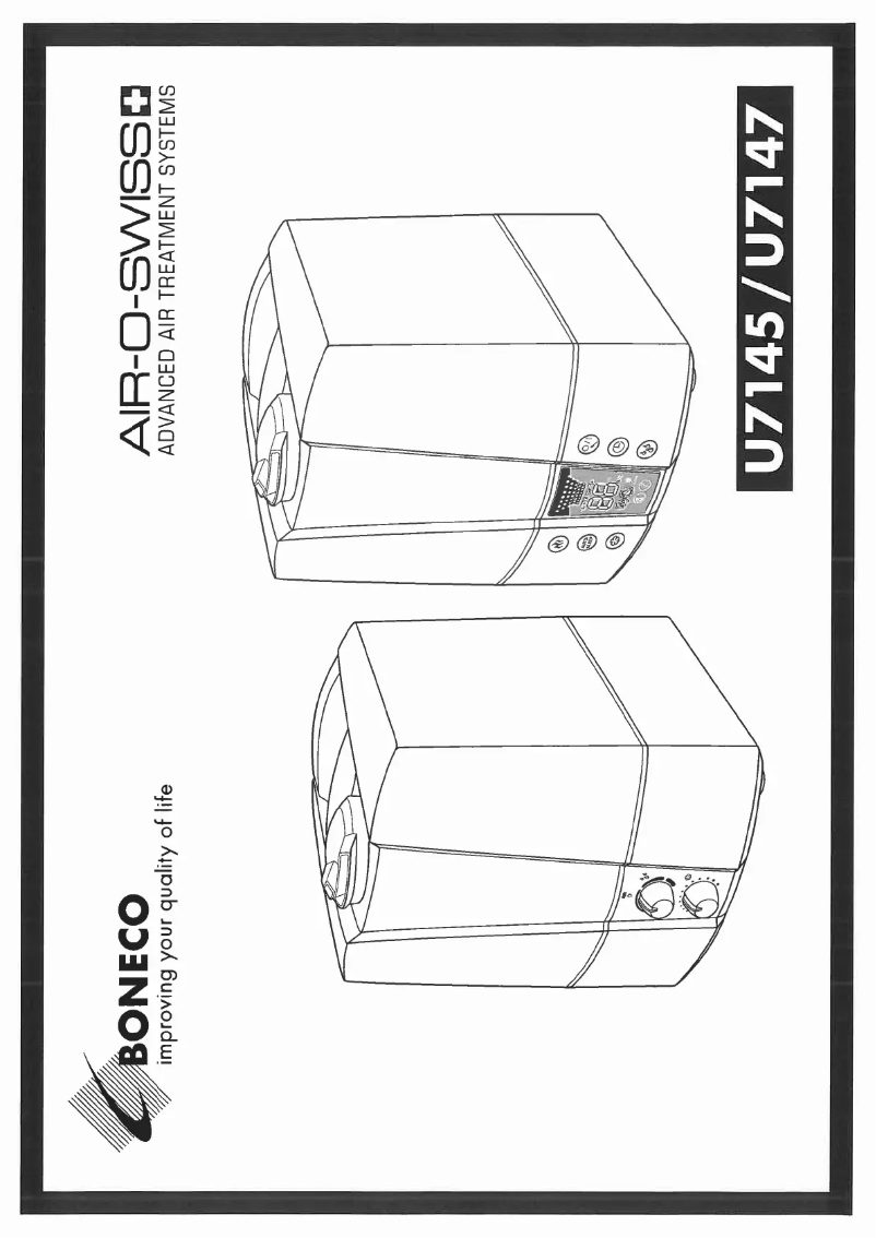 Page 1 de la notice Manuel utilisateur Air-O-Swiss U7145