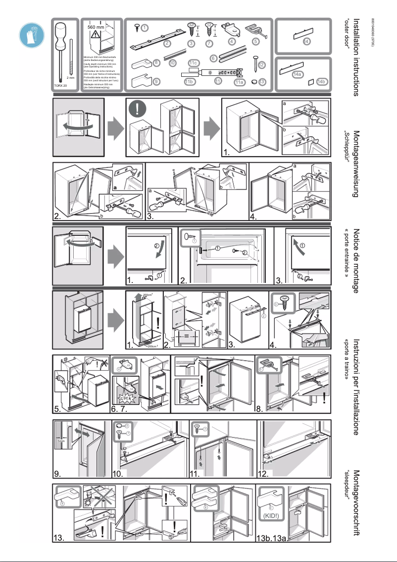Page 1 de la notice Guide d'installation Constructa CK64244