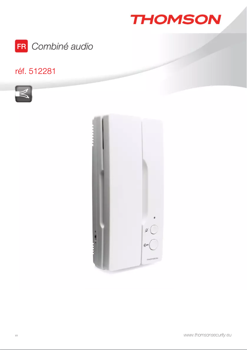 Page 1 of the manual User Manual Thomson 512281