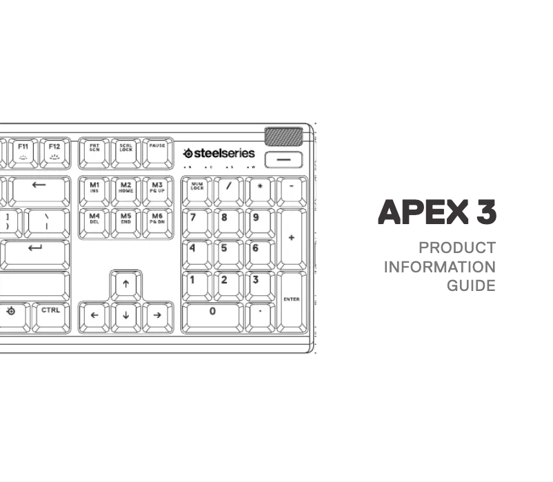 Imagen de la primera página del manual del dispositivo Apex 3