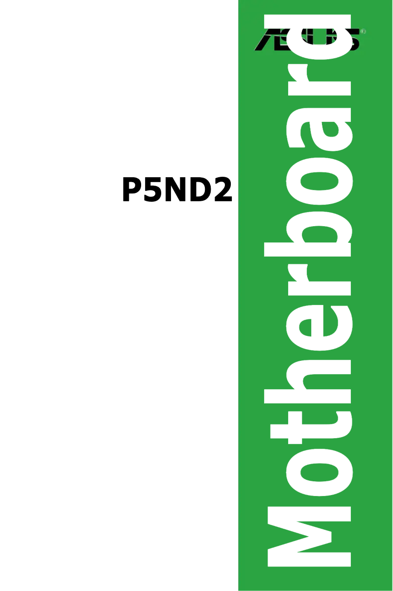 Page 1 de la notice Manuel utilisateur Asus P5ND2