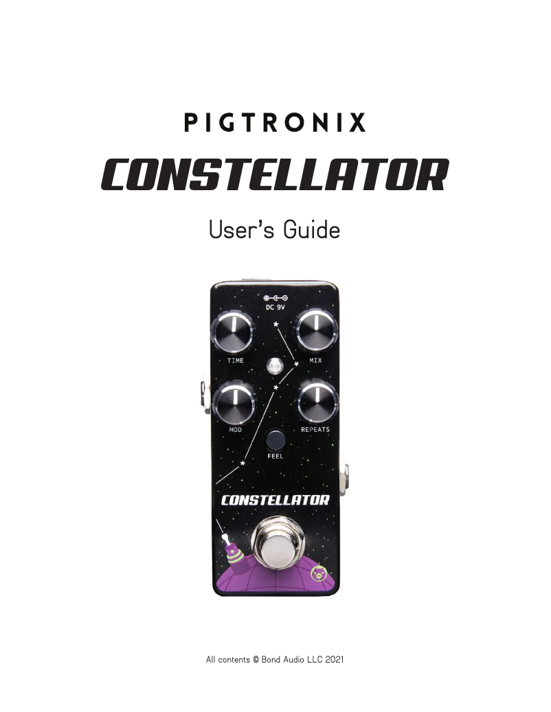 Page n°1 - Manuel utilisateur Pigtronix Constellator