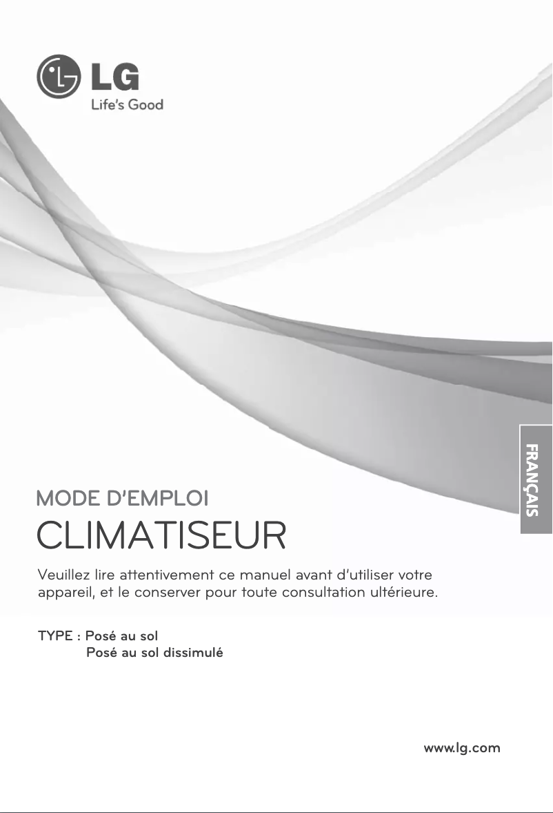 Page n°1 - Manuel utilisateur LG MULTI V ARNU18GCFA2