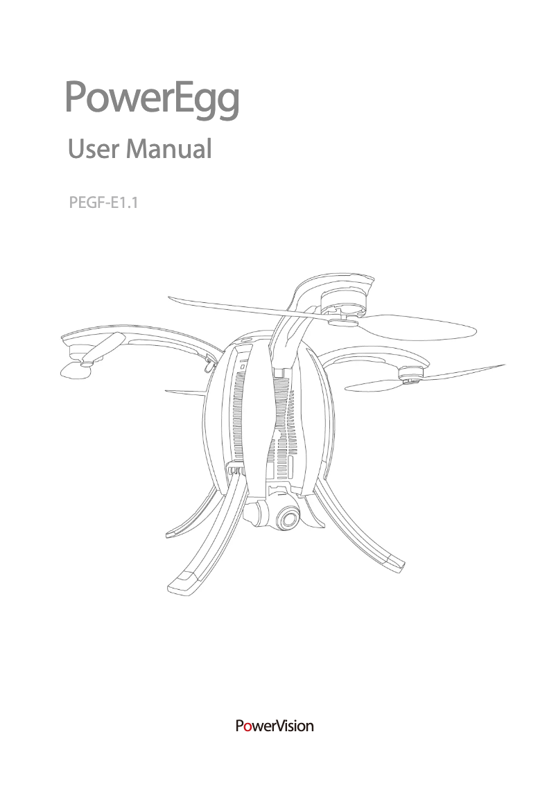 Page n°1 - Manuel utilisateur PowerVision PowerEgg