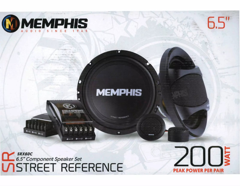 Page n°1 - Manuel utilisateur Memphis Audio SRX60C