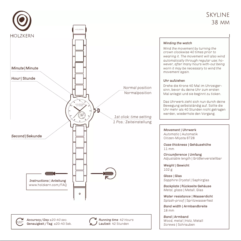 Image de la première page du manuel de l'appareil Tokio