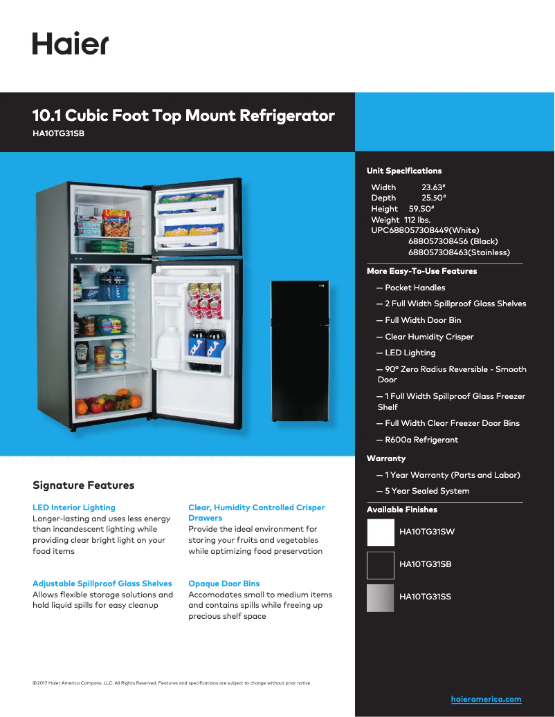 Imagen de la primera página del manual del dispositivo HA10TG31SS