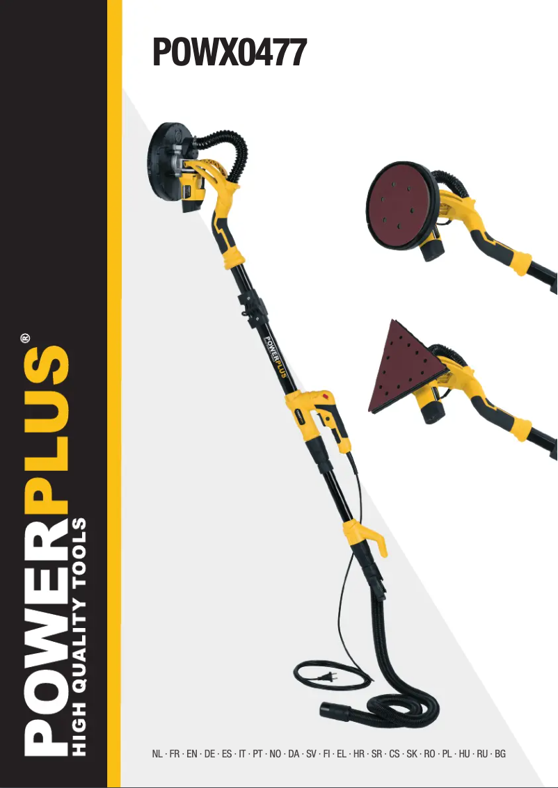 Page n°1 - Manuel utilisateur PowerPlus POWX0477