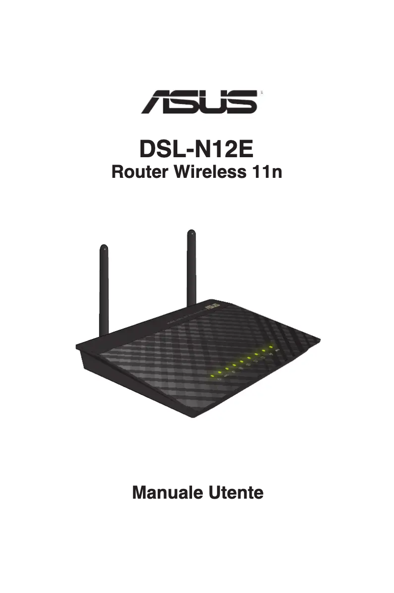 Page 1 de la notice Manuel utilisateur Asus DSL-N12E