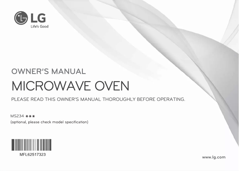 Page n°1 - Manuel utilisateur LG MS2342DB