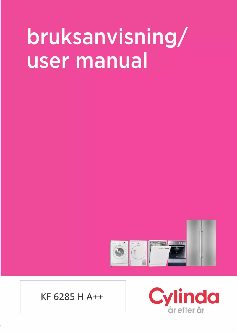 Page 1 de la notice Manuel utilisateur Cylinda KF 6285