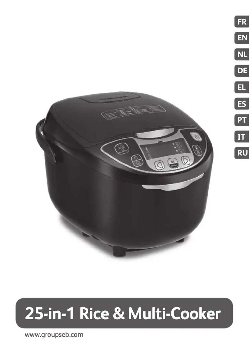 Page 1 de la notice Manuel utilisateur Moulinex Fuzzy Logic MK708810