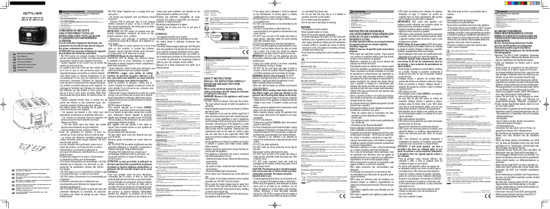 Image de la première page du manuel de l'appareil MS-131 SC