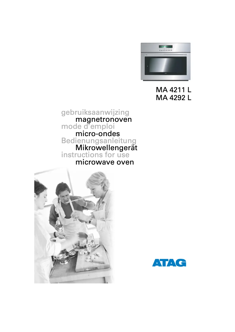 Page 1 de la notice Manuel utilisateur Atag MA4292L