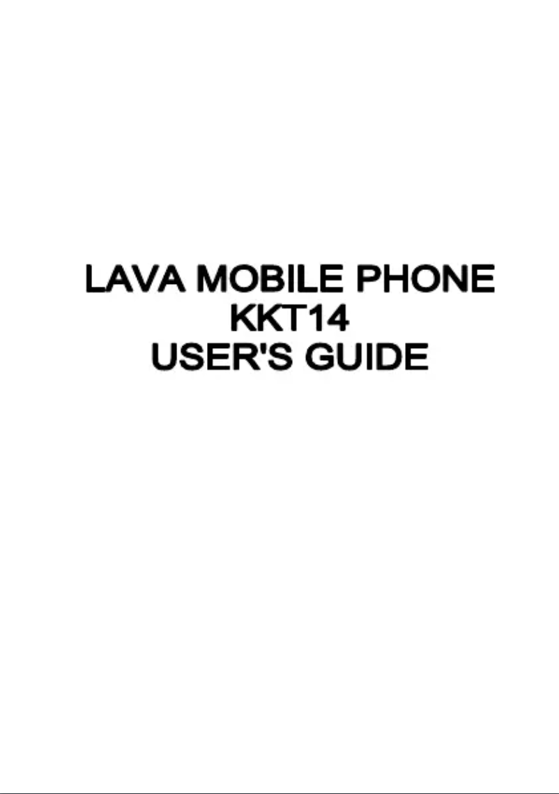 Page 1 de la notice Manuel utilisateur Lava KKT 14