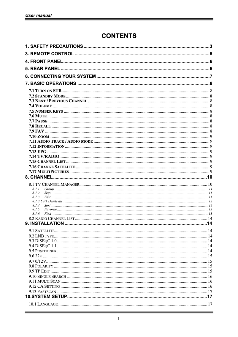 Image de la première page du manuel de l'appareil 3500