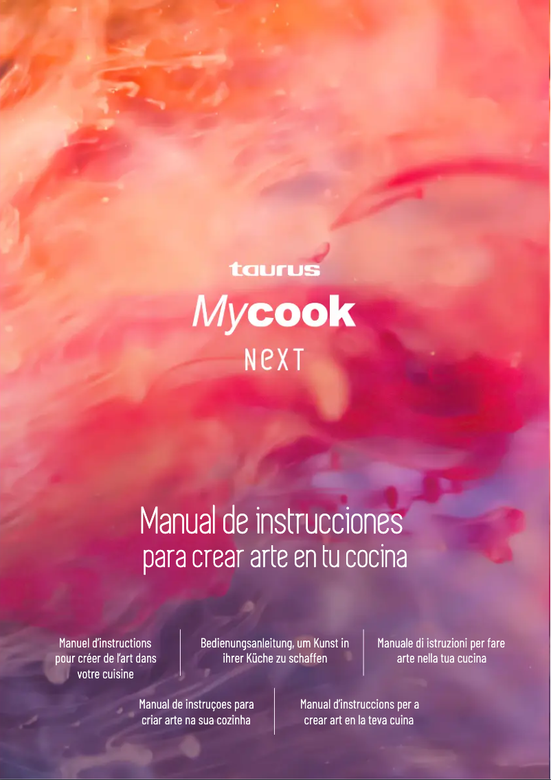 Page n°1 - Manuel utilisateur Taurus Mycook Next