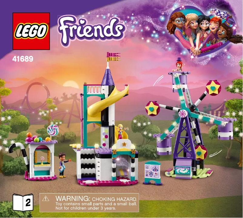 Page 1 de la notice Manuel utilisateur Lego Friends 41689