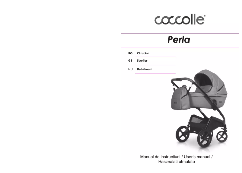 Page 1 de la notice Manuel utilisateur Coccolle Perla