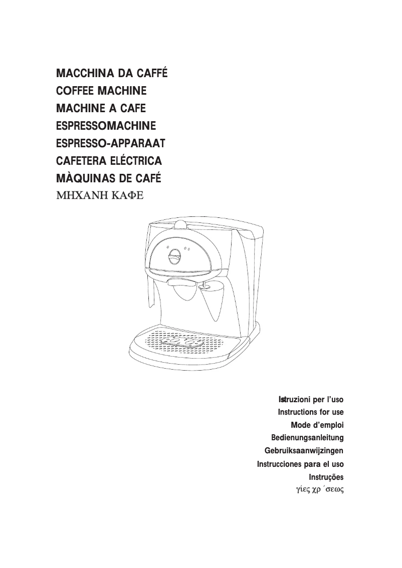 Página 1 del manual Manual de usuario DeLonghi Bar 41