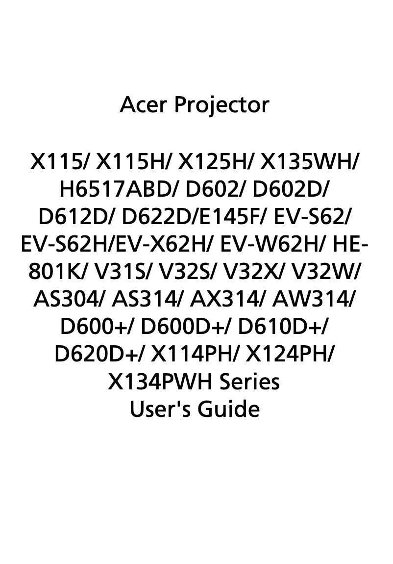 Image de la première page du manuel de l'appareil X115