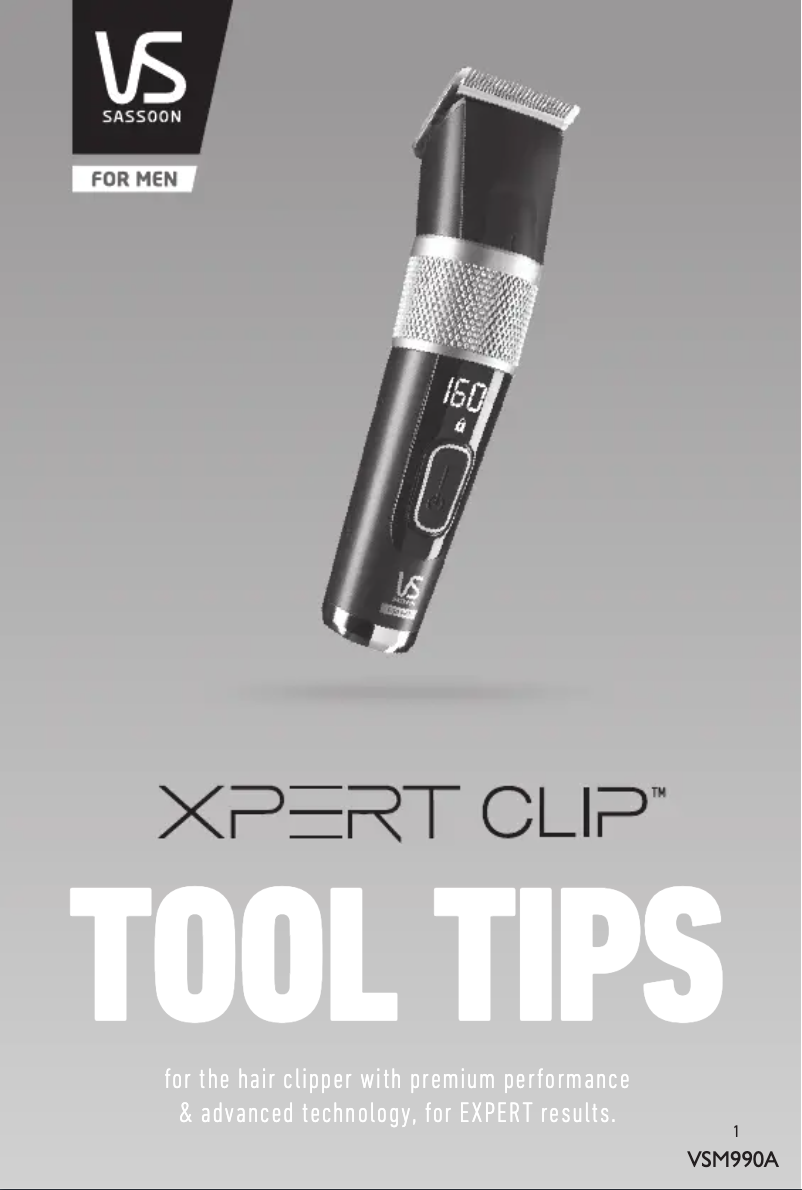 Imagen de la primera página del manual del dispositivo Xpert Clip VSM990A