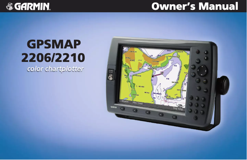 Page n°1 - Manuel utilisateur Garmin GPSMAP 2206