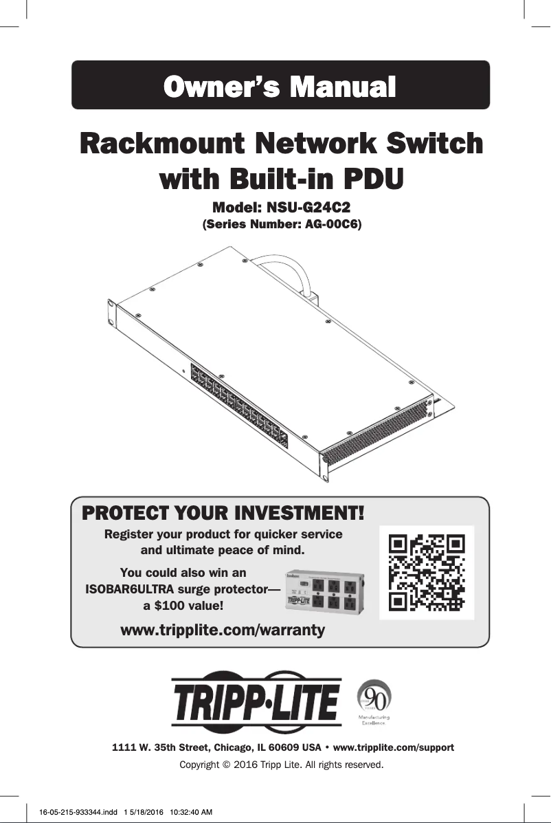 Image de la première page du manuel de l'appareil NSU-G24C2