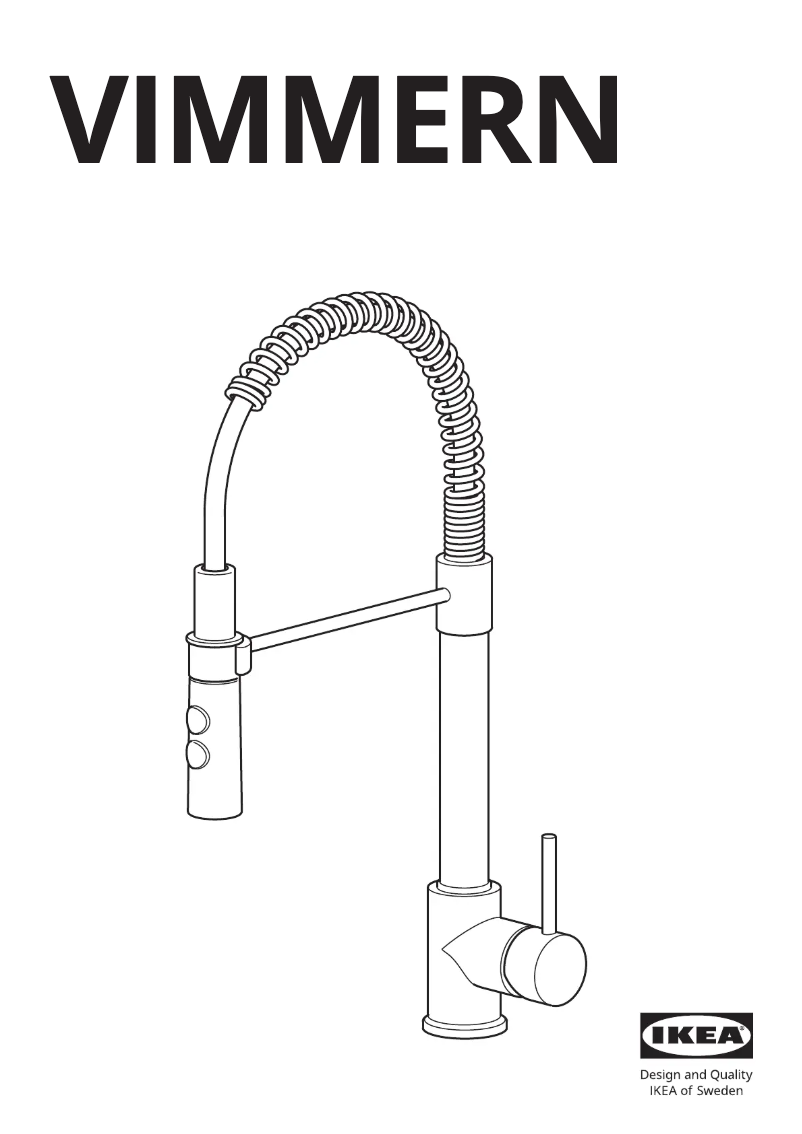 Página 1 del manual Manual de usuario Ikea VIMMERN 505.199.43