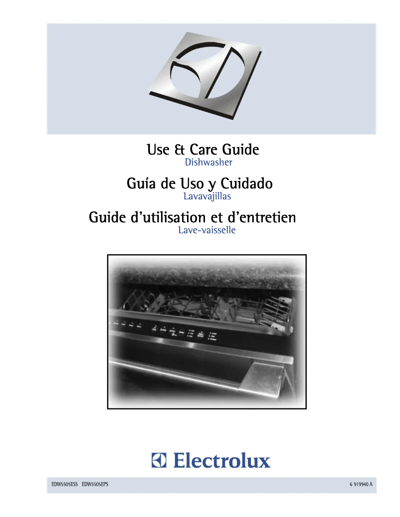 Page n°1 - Manuel utilisateur Electrolux EDW5505EPS