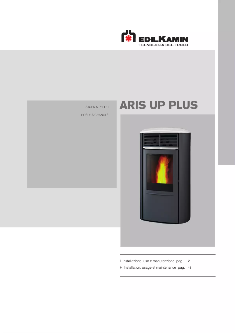Image de la première page du manuel de l'appareil ARIS UP PLUS