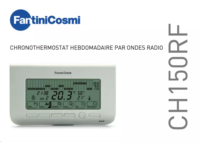Page n°1 - Manuel utilisateur Fantini Cosmi Intellicomfort CH150RF