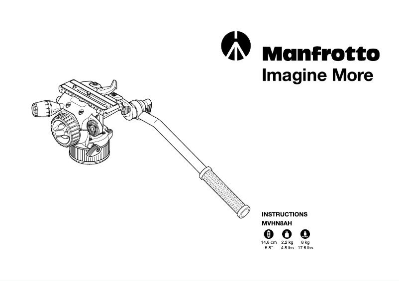 Page 1 de la notice Manuel utilisateur Manfrotto MVKN8CTALL