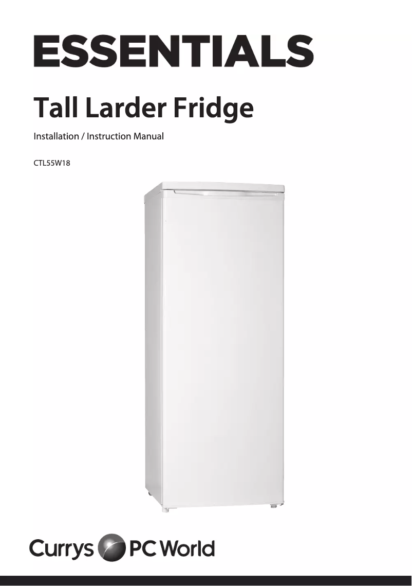 Page n°1 - Manuel utilisateur Currys Essentials CTL55W18