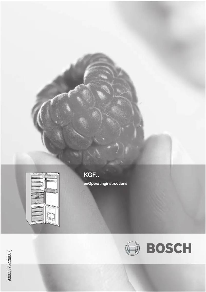 Page n°1 - Manuel utilisateur Bosch KGF39PZ20X