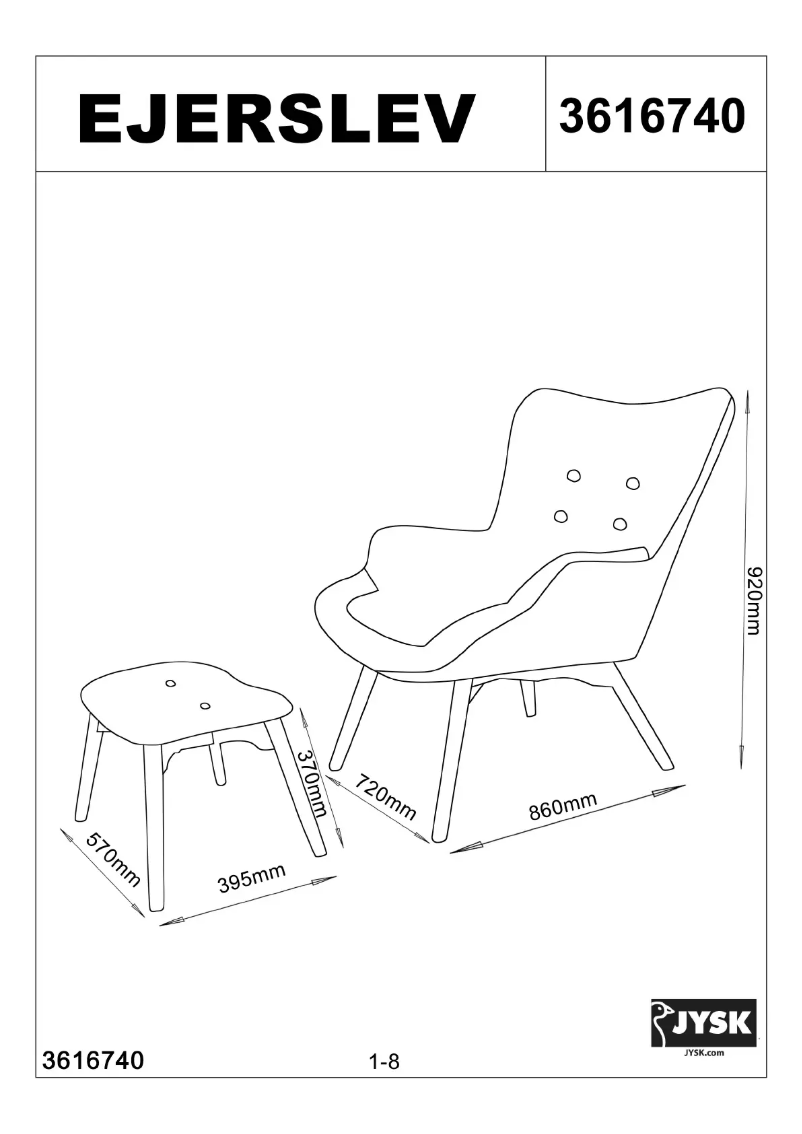 Image de la première page du manuel de l'appareil Ejerslev