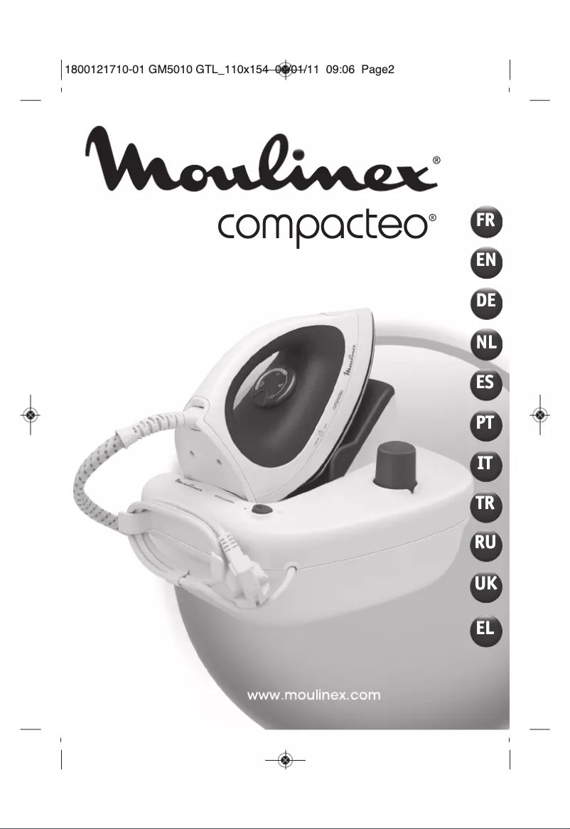 Image de la première page du manuel de l'appareil Compacteo GM5010