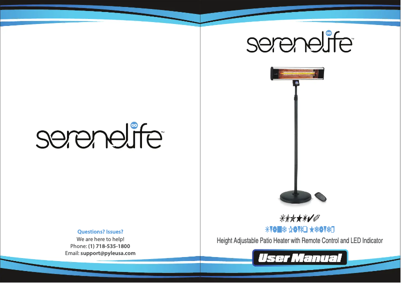Page n°1 - Manuel utilisateur SereneLife SLOHT40