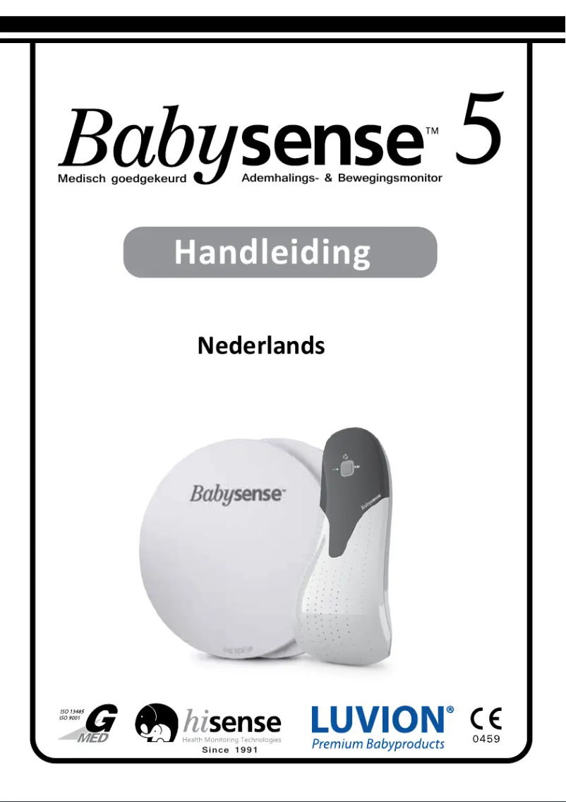 Page 1 de la notice Manuel utilisateur Luvion BabySense 5