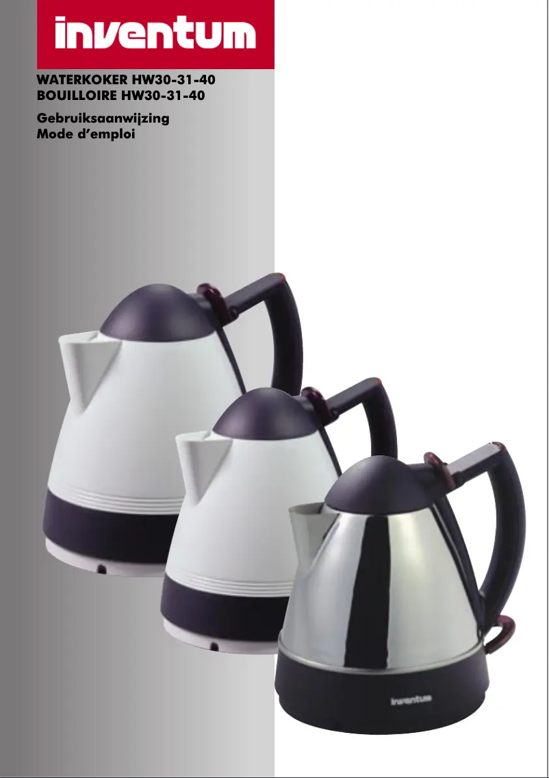 Page 1 de la notice Manuel utilisateur Inventum HW40