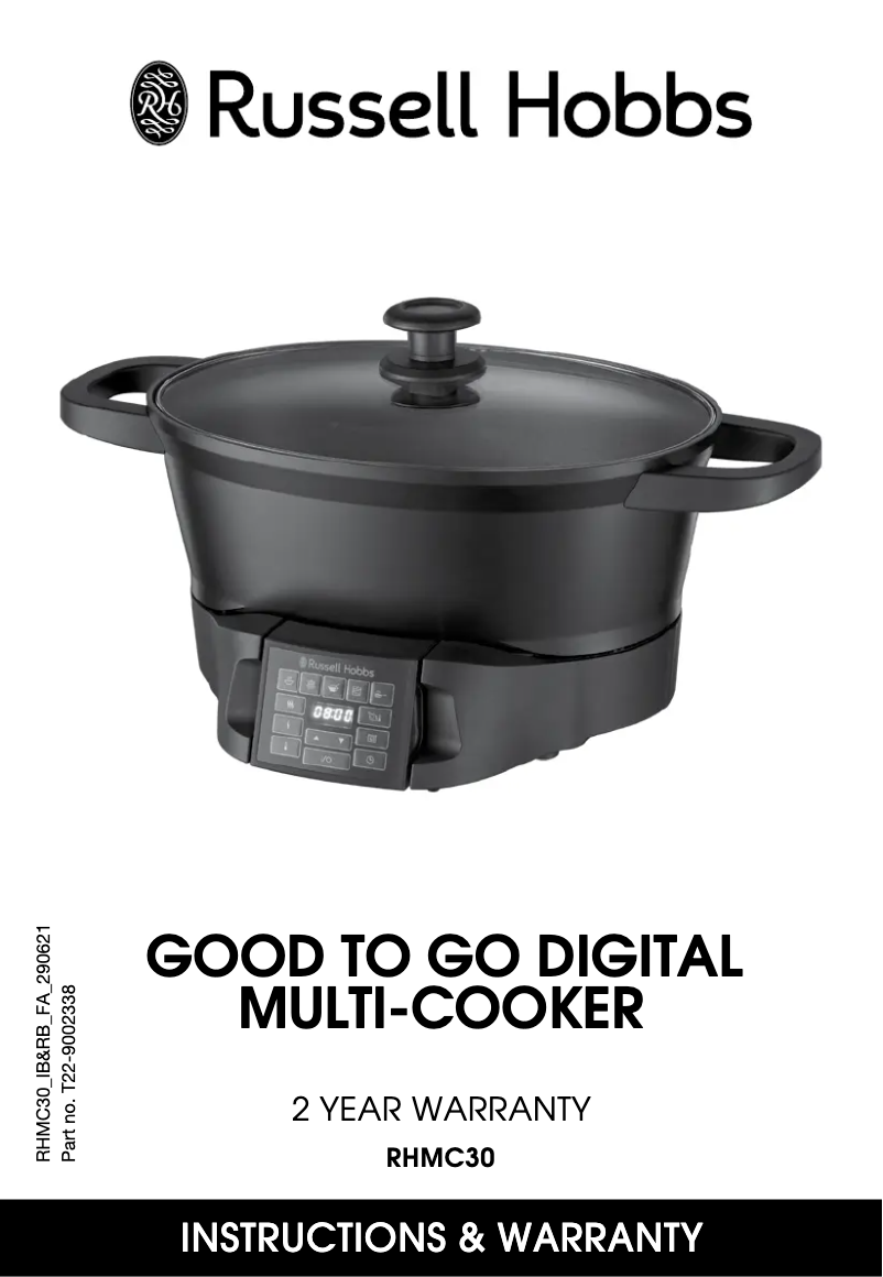 Page 1 de la notice Manuel utilisateur Russell Hobbs Good To Go RHMC30
